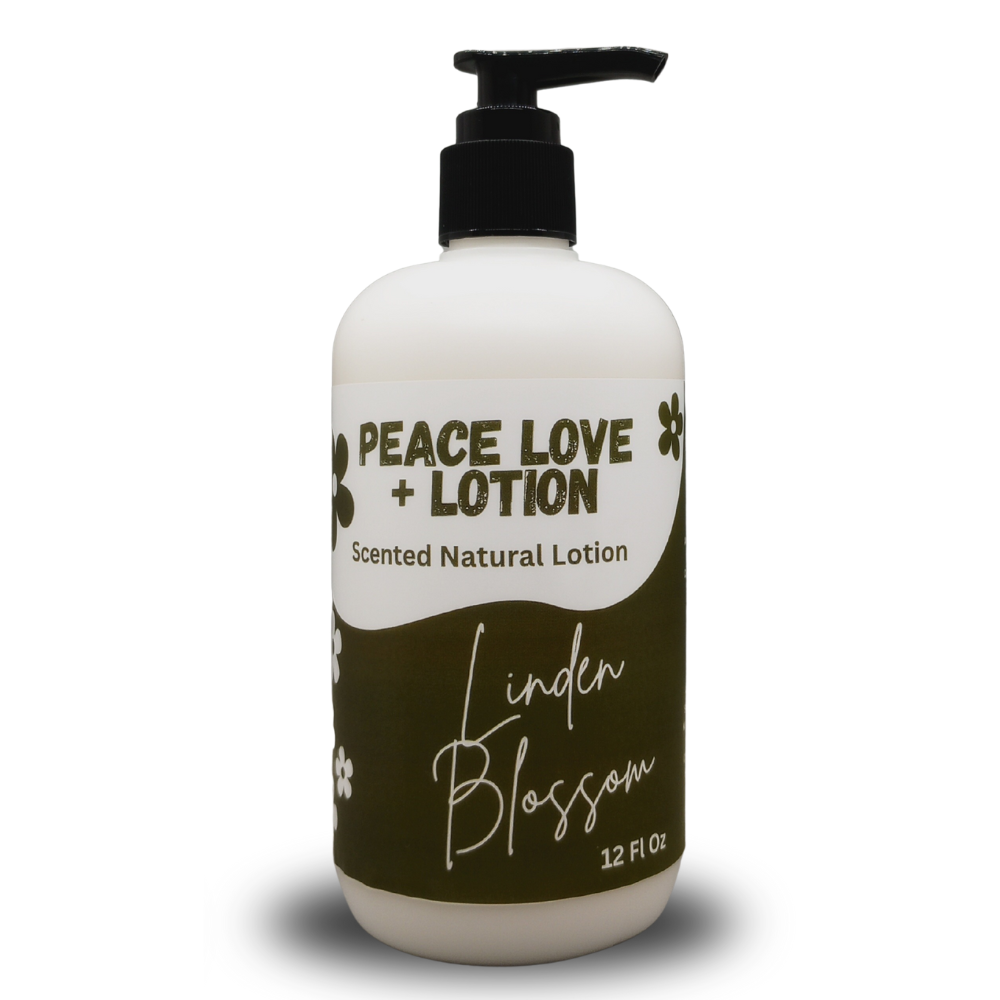 Peace Love + Lotion Linden Blossom Scented Natural Body Lotion