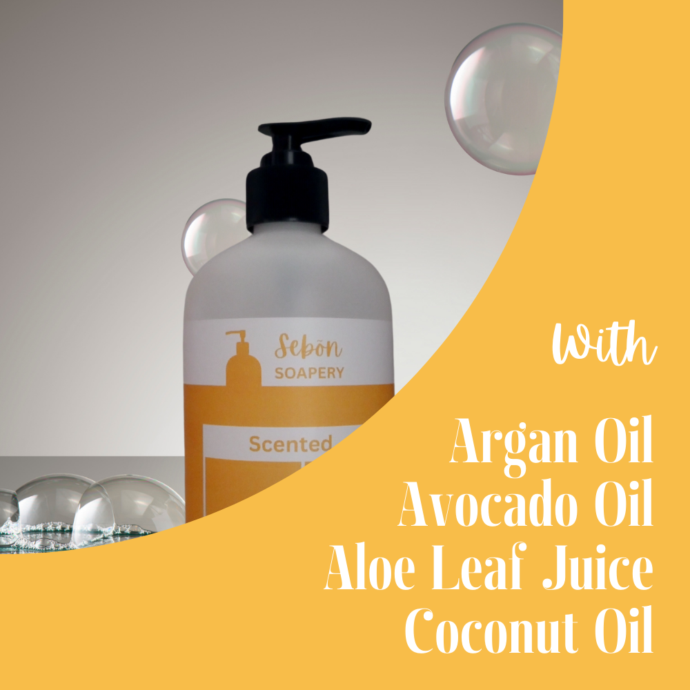Sebon Soapery White Ginger & Coconut Milk Scented Liquid Hand Soap