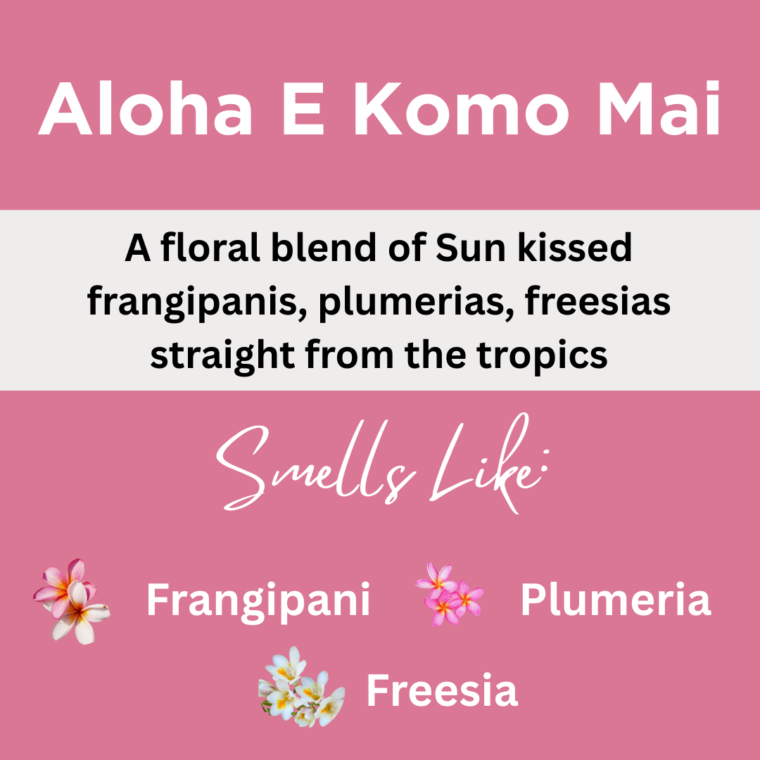 Aloha E Komo Mai Scented Hand-Dipped Charcoal Incense Sticks