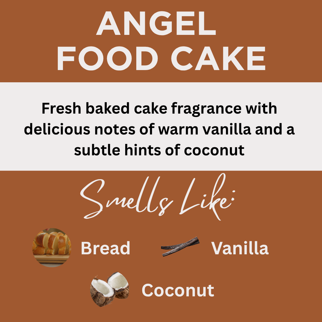Angel Food Cake Scented Reed Diffuser Oil Refill