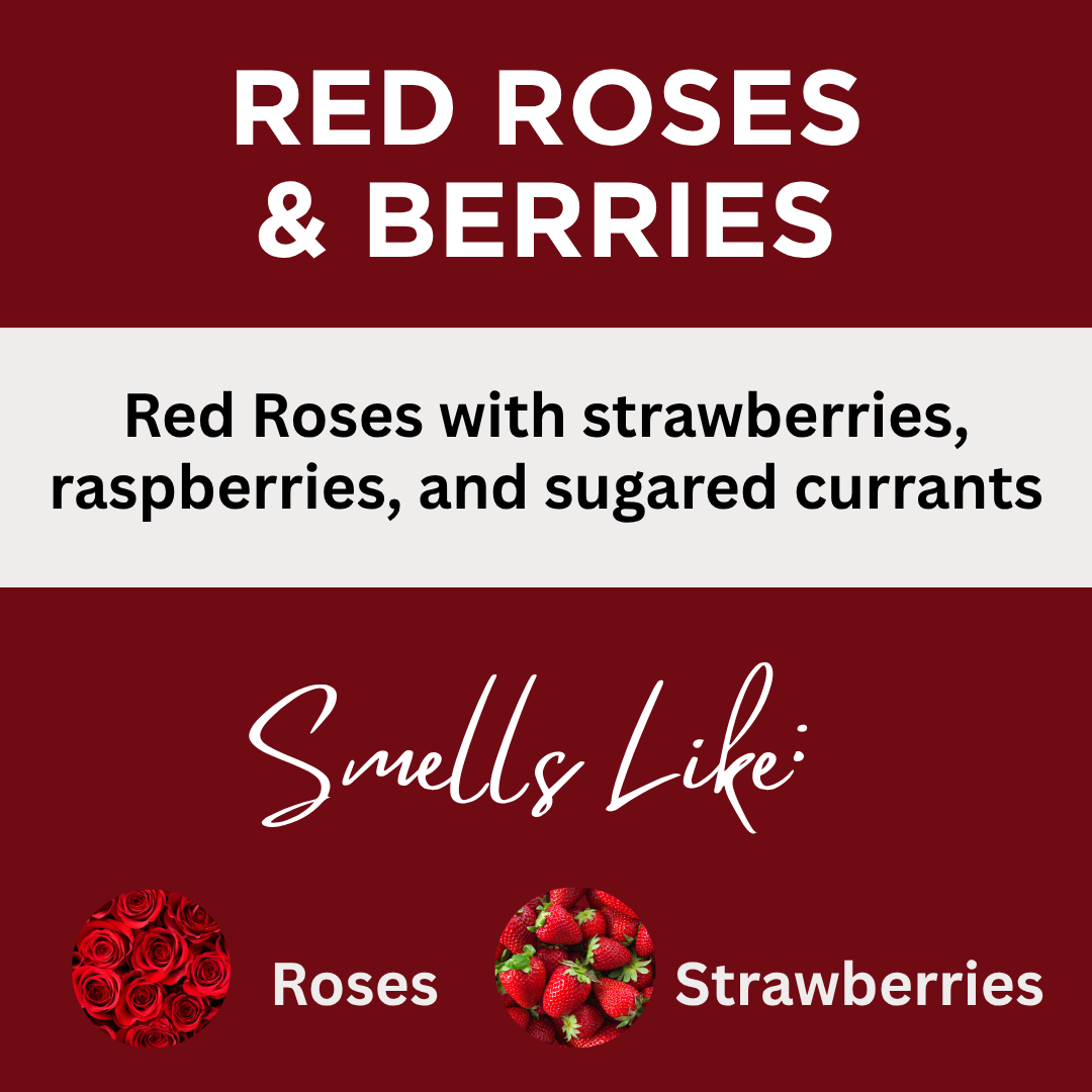 Red Roses & Berries Scented Sea Salt Bath Soak