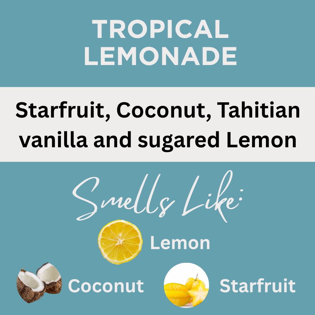 Tropical Lemonade Scented Reed Diffuser Oil Refill