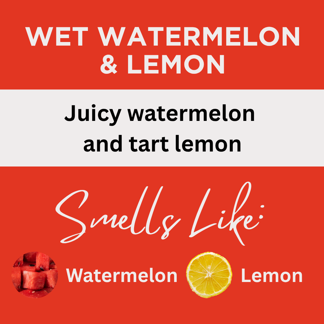 Wet Watermelon & Lemon Scented Reed Diffuser Oil Refill