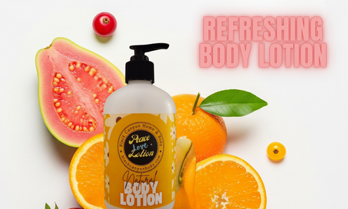 Fruity Peace Love + Lotion Bottle