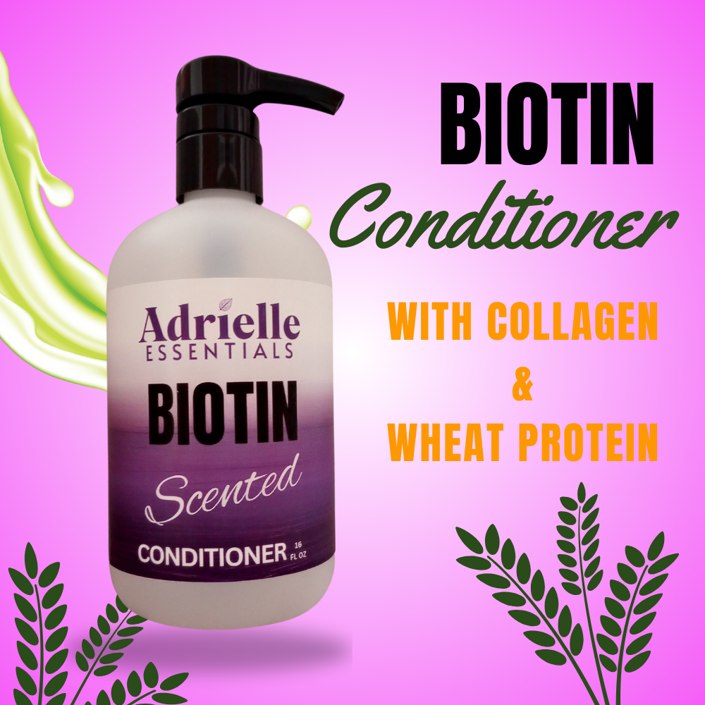 Adrielle Essentials Bergamot & Asiatic Lily Scented Biotin Hair Conditioner