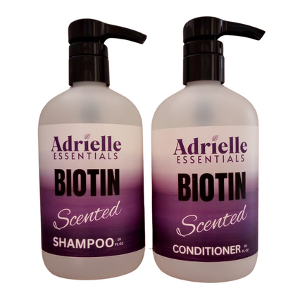 Adrielle Essentials Christmas Eve Scented Biotin Hair Shampoo and Conditioner Set