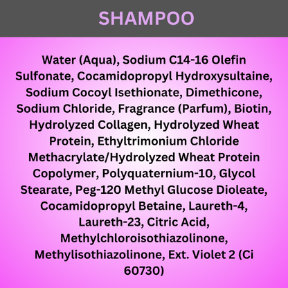 Adrielle Essentials Watermelon Candy Scented Biotin Hair Shampoo