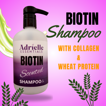 Adrielle Essentials Vanilla Ginger & Brown Sugar Scented Biotin Hair Shampoo