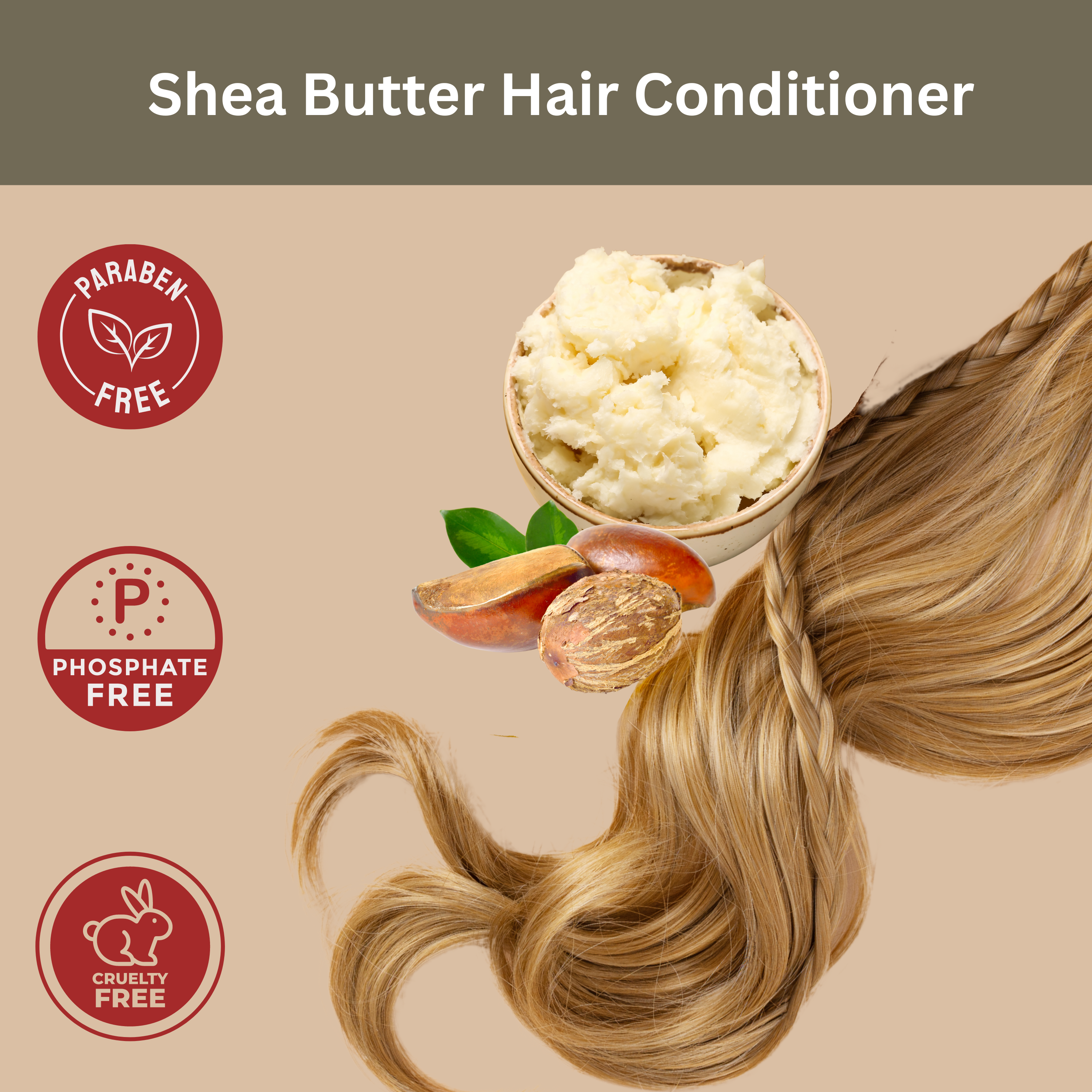 Auburn Hills Tobacco Vanilla Scented Hair Conditioner with Shea Butter