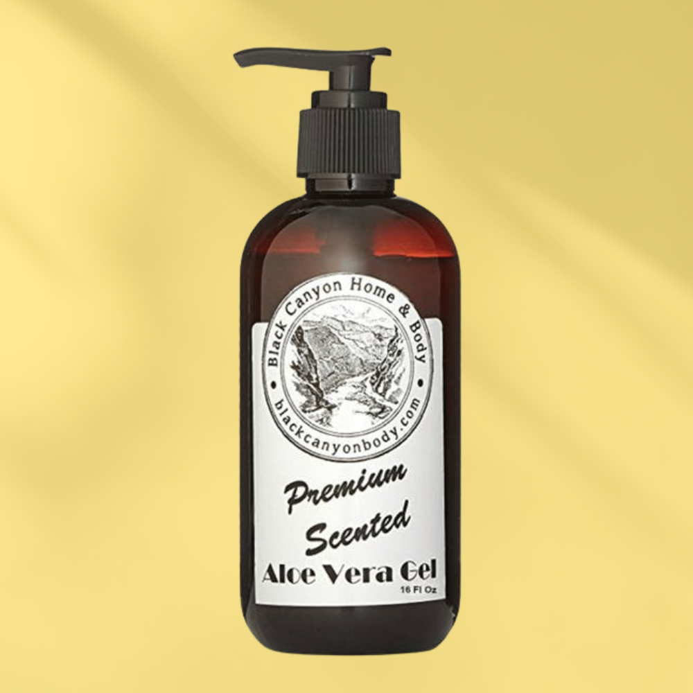 Black Canyon Bergamot & Tobacco Flower Scented After Sun Care Aloe Vera Gel with Honey