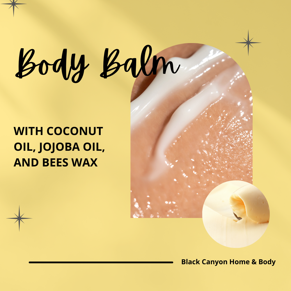 Black Canyon White Chocolate Scented Natural Body Balm with Jojoba Oil