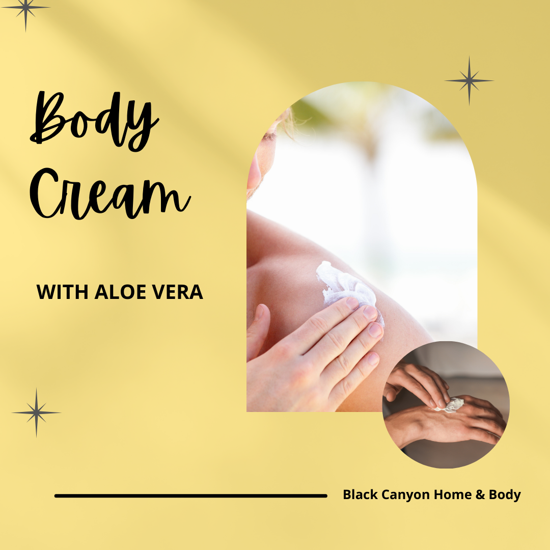 Black Canyon Green Tea & Lemongrass Scented Luxury Body Cream with Aloe