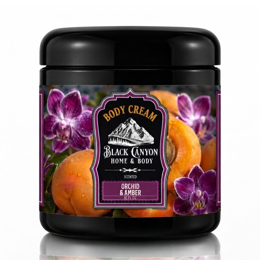 Orchid & Amber Scented Body Cream