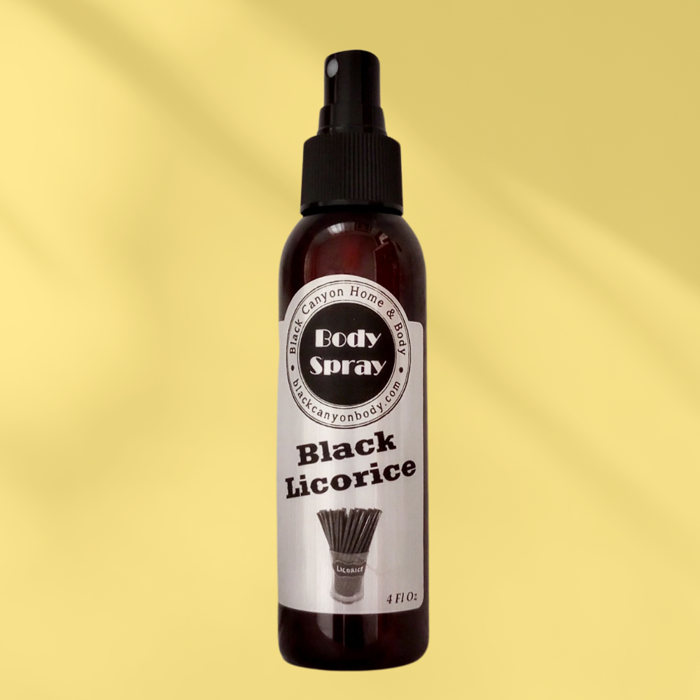 Black Canyon Black Licorice Scented Body Spray