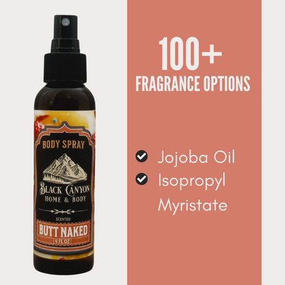 Black Canyon Butt Naked Scented Body Spray