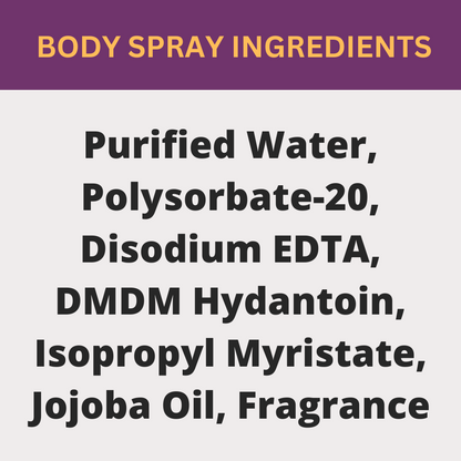 Black Canyon Peonies & Hyacinth Scented Body Spray