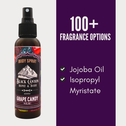 Black Canyon Grape Candy Scented Body Spray