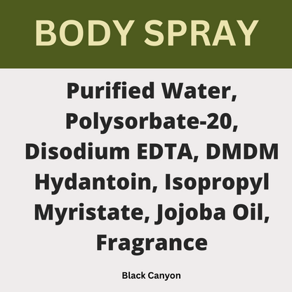 Black Canyon Linden Blossom Scented Body Spray