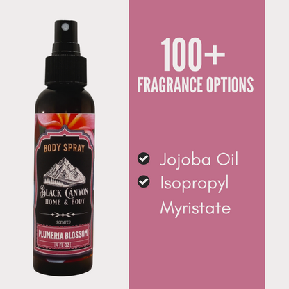 Black Canyon Plumeria Blossom Scented Body Spray