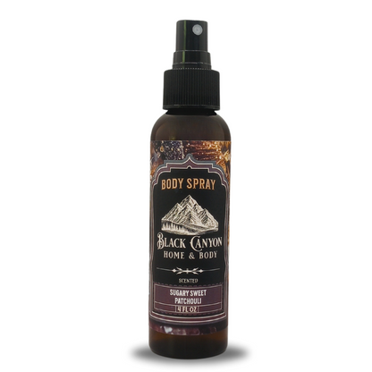 Black Canyon Sugary Sweet Patchouli Scented Body Spray