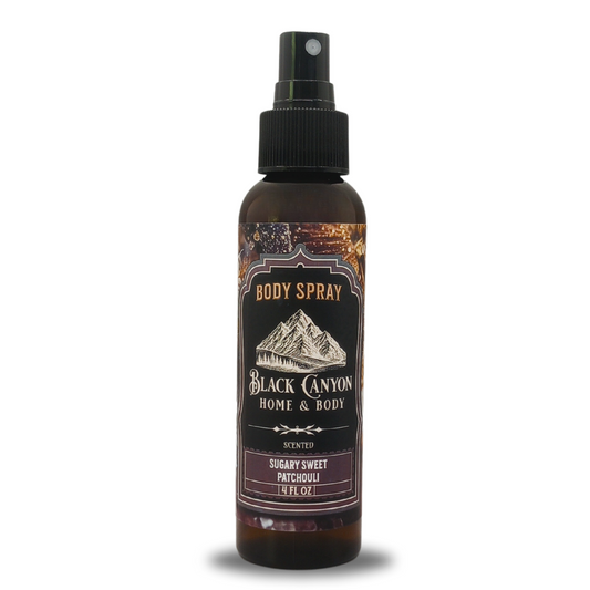 Black Canyon Sugary Sweet Patchouli Scented Body Spray