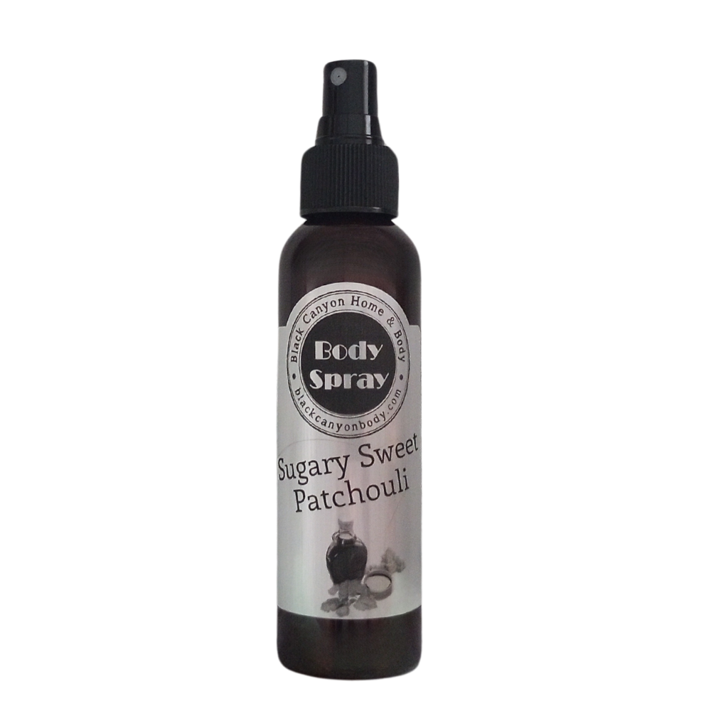 Black Canyon Sugary Sweet Patchouli Scented Body Spray