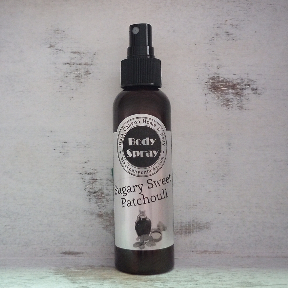 Black Canyon Sugary Sweet Patchouli Scented Body Spray