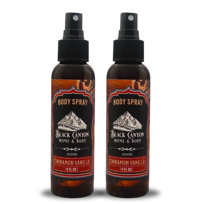Cinnamon Vanilla Scented Body Spray