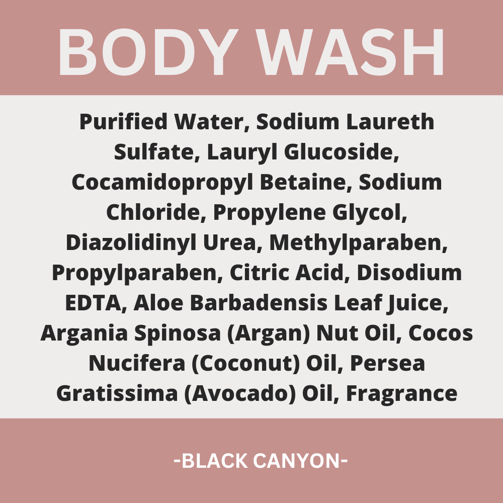 Black Canyon Night Blooming Jasmine Scented Body Wash