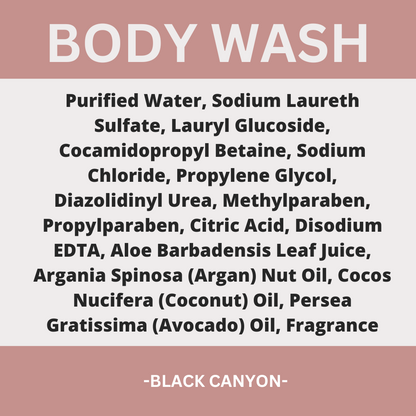 Black Canyon Night Blooming Jasmine Scented Body Wash