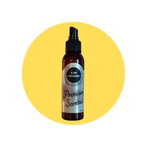 Black Canyon Sour Lemon & Vanilla Scented Hair Detangler Spray with Olive Oil