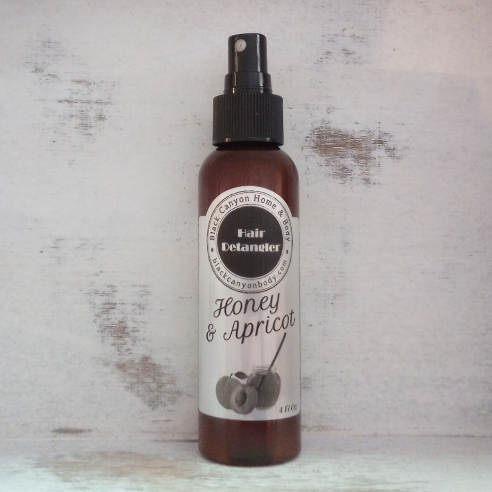 Black Canyon Honey & Apricot Scented Hair Detangler Spray with Olive Oil
