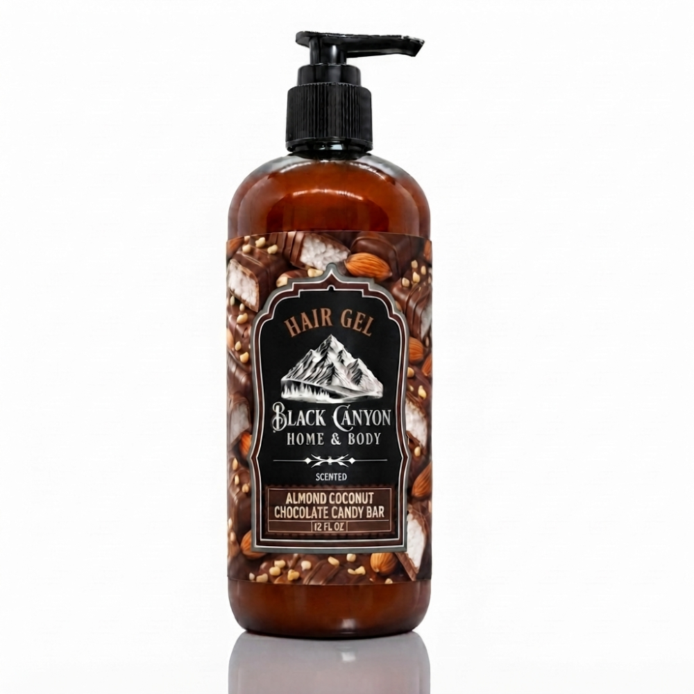Almond Coconut Chocolate Candy Bar Scented Protein Hair Gel