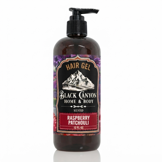 Raspberry Patchouli Scented Protein Hair Gel