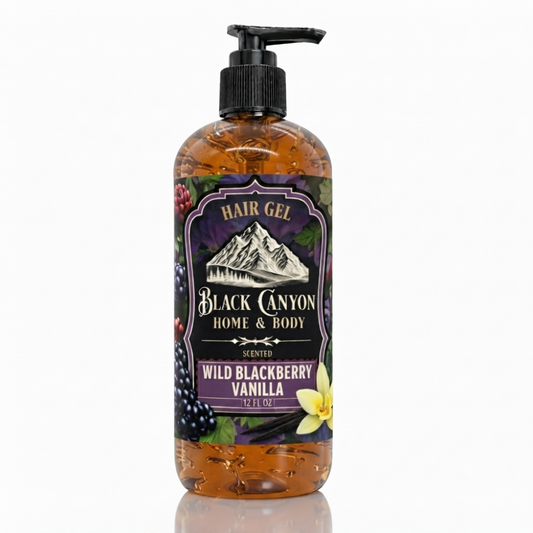 Wild Blackberry Vanilla Scented Protein Hair Gel