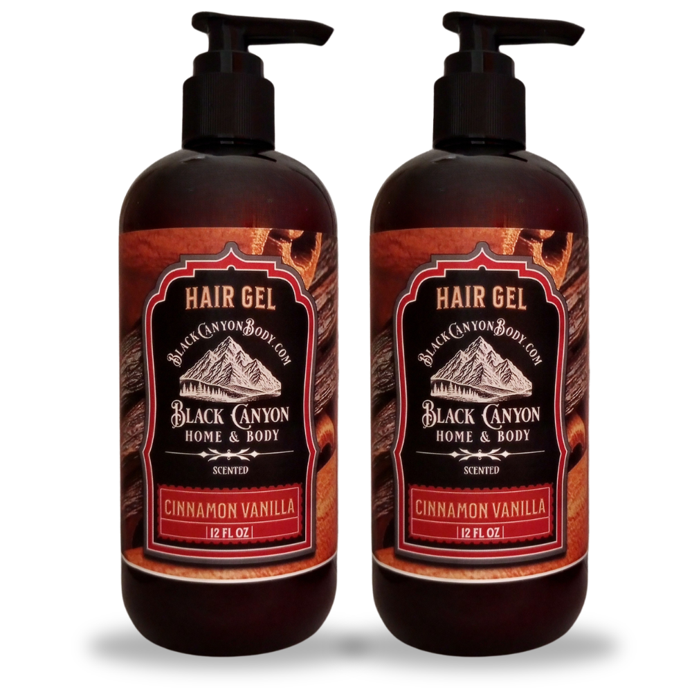 Cinnamon Vanilla Scented Protein Hair Gel
