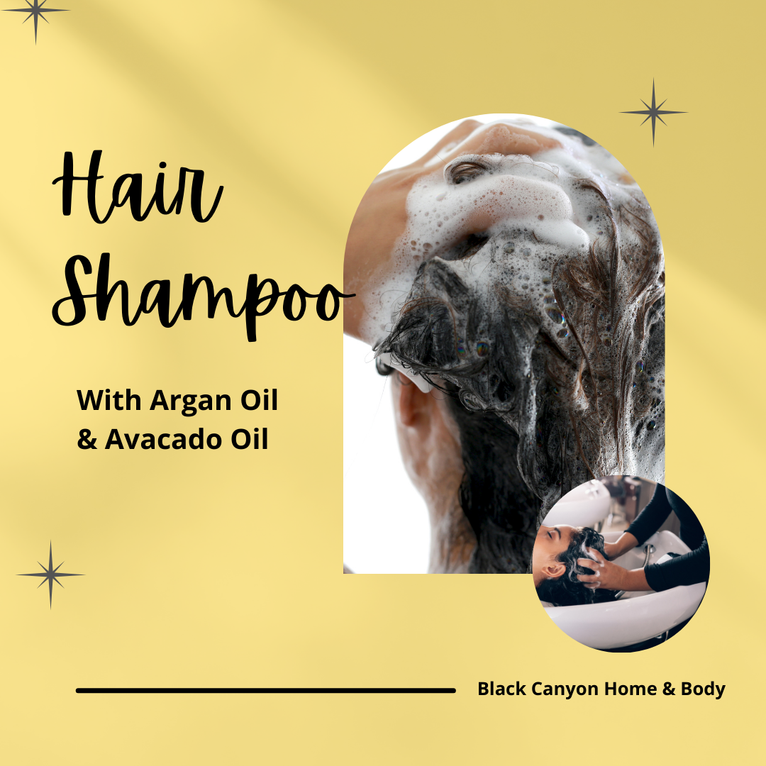 Black Canyon Amber & Sandalwood Scented Shampoo with Argan Oil