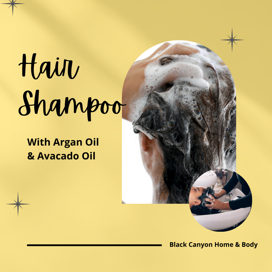 Black Canyon Orange Blossom & Sandalwood Scented Shampoo with Argan Oil
