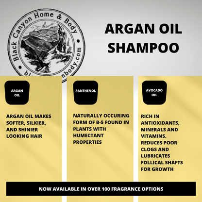 Black Canyon Bergamot & Mandarin Scented Argan Oil Hair Shampoo