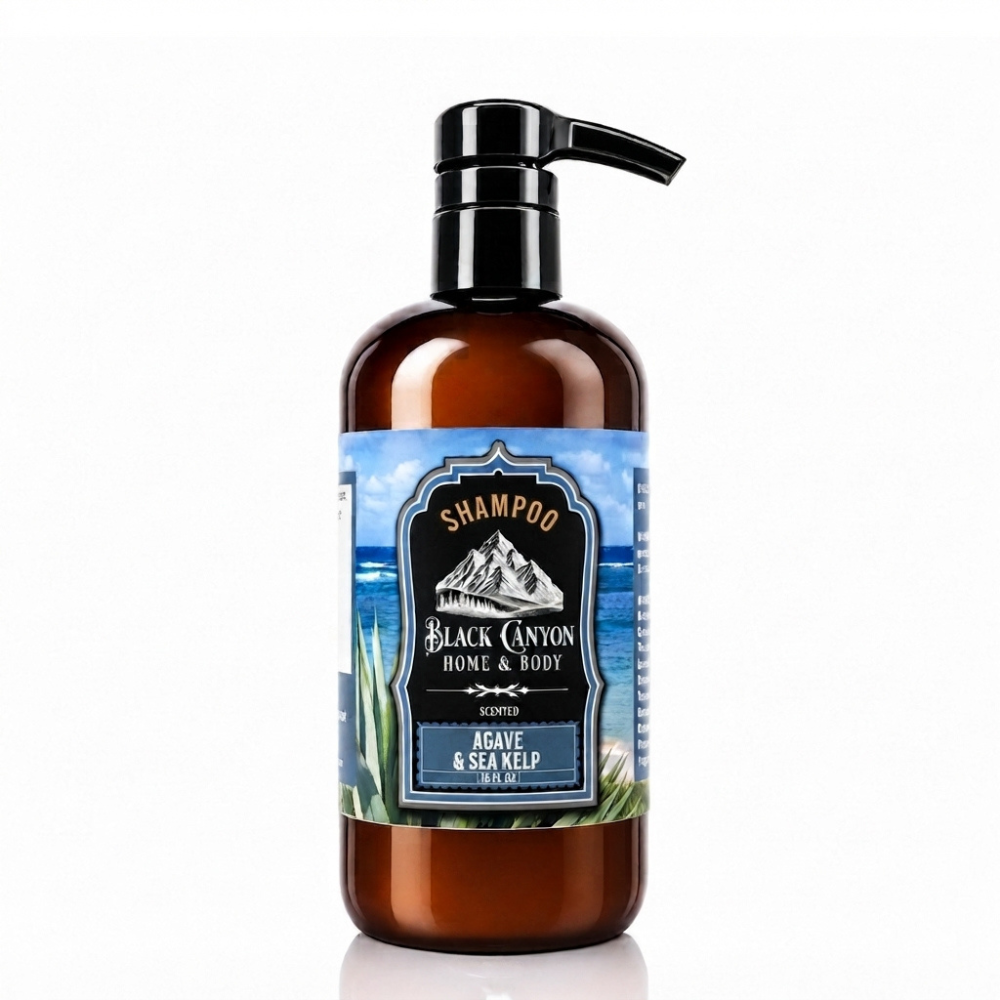 Agave & Sea Kelp Scented Argan Oil Hair Shampoo