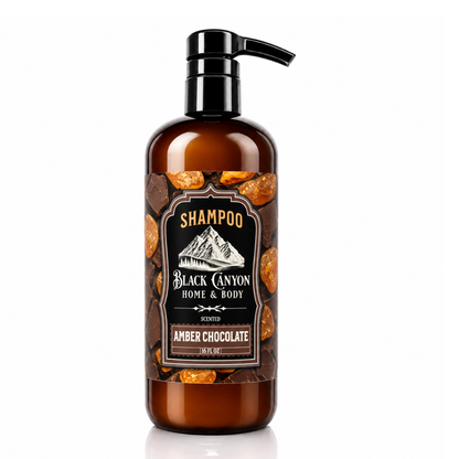 Amber Chocolate Scented Argan Oil Hair Shampoo