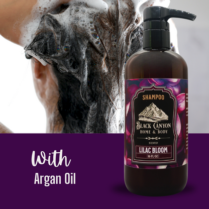 Black Canyon Lilac Bloom Scented Argan Oil Hair Shampoo