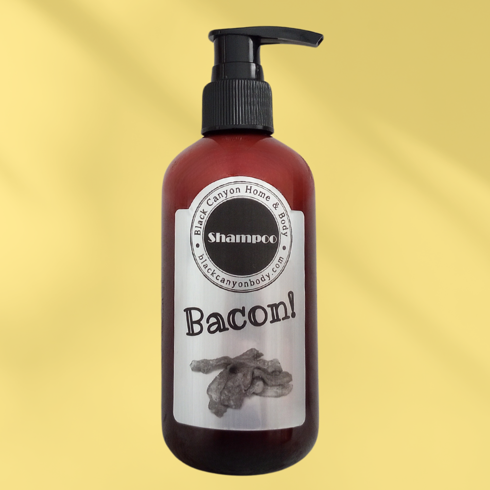 Black Canyon Bacon! Scented Shampoo with Argan Oil