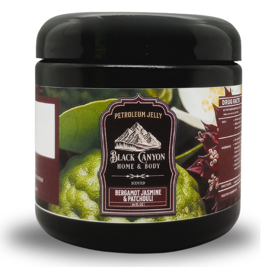 Black Canyon Bergamot Jasmine & Patchouli Scented Petroleum Jelly