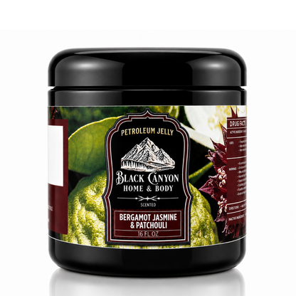 Bergamot Jasmine & Patchouli Scented Petroleum Jelly
