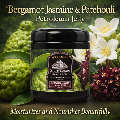 Bergamot Jasmine & Patchouli Scented Petroleum Jelly