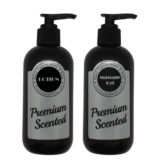 Orange & Cedar For Men Scented Body Lotion and Massage Oil Set