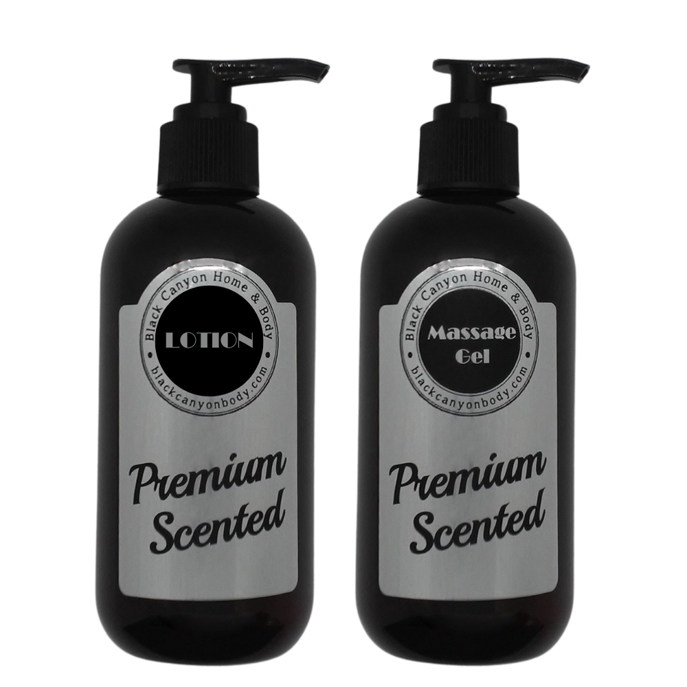 Sassafras & Spearmint Scented Body Lotion and Massage Oil Set