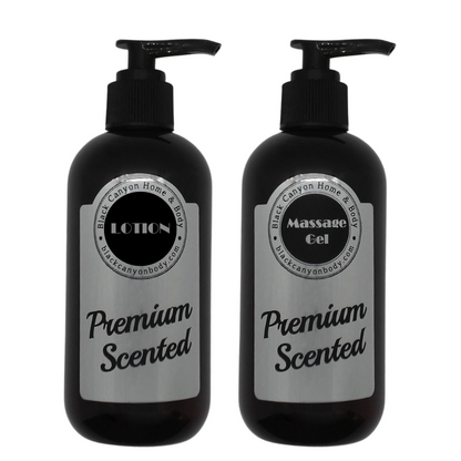 Sweet Cinnamon Vanilla Orchid Scented Body Lotion and Massage Oil Set