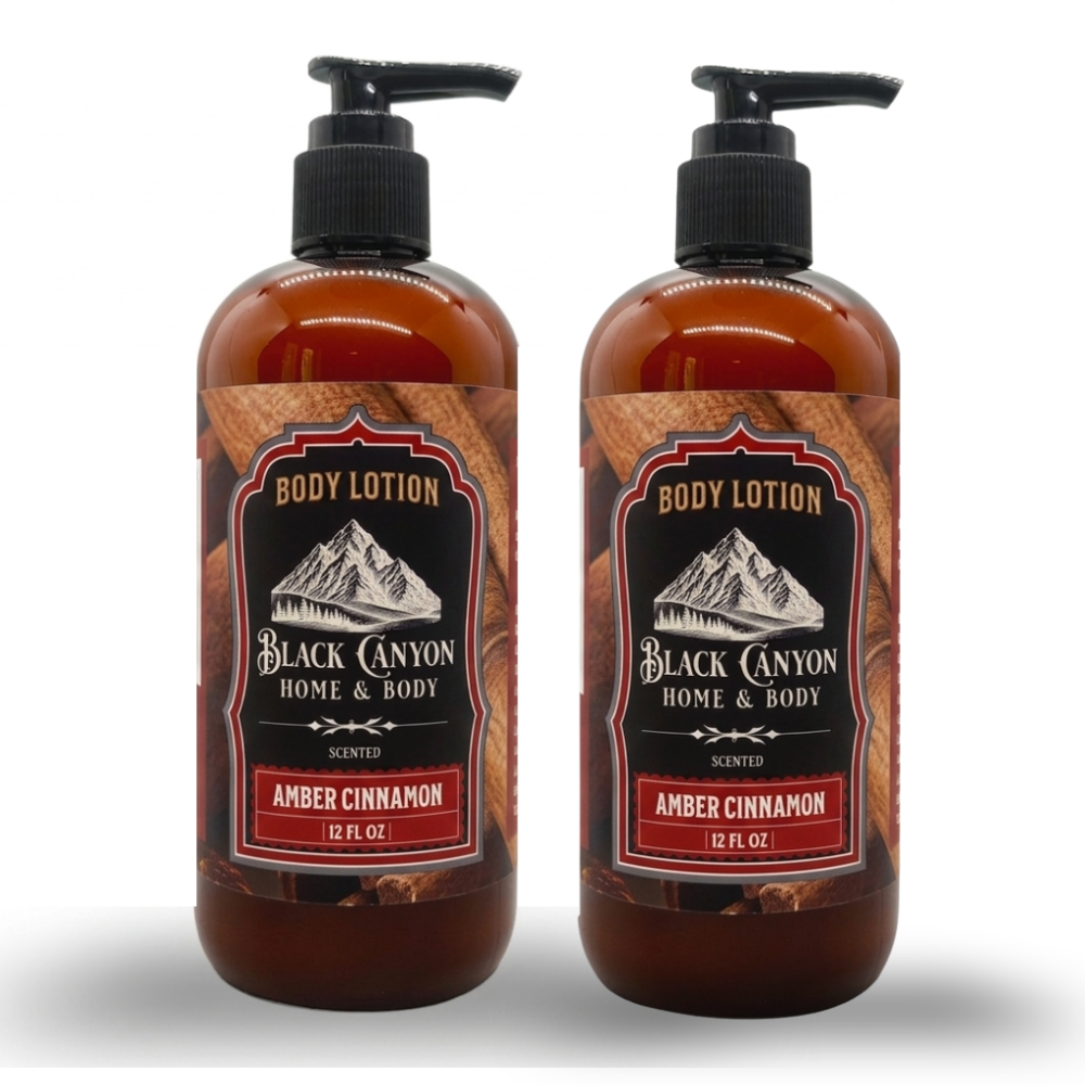 Amber Cinnamon Scented Body Lotion